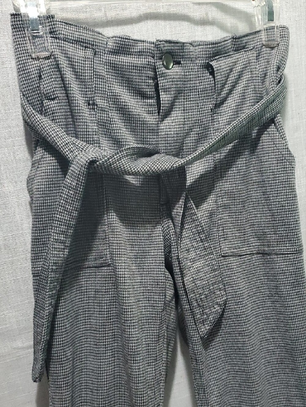 SO Black and White Mini Houndstooth Trousers - Picture 7 of 7